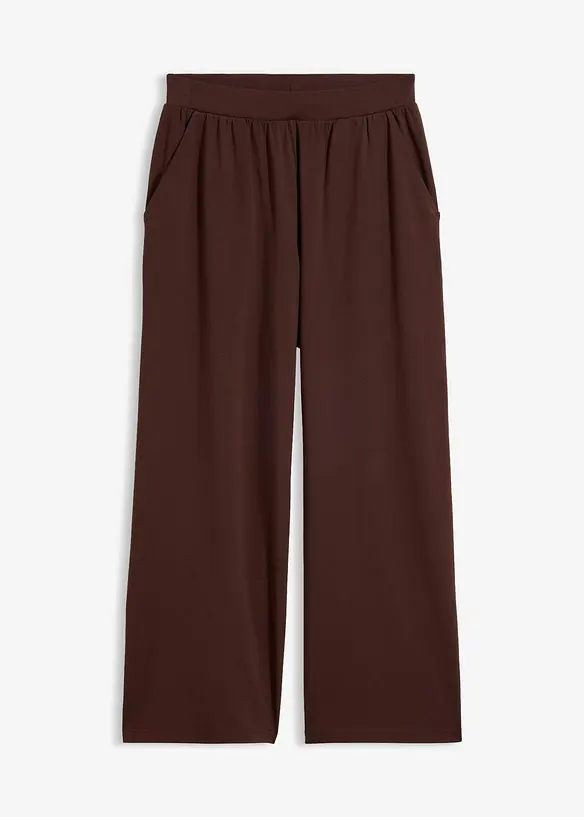 Pantaloni cropped elasticizzati in cotone biologico, bonprix