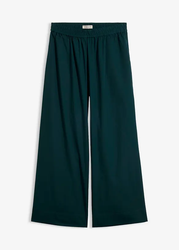 Pantaloni culotte ampi in puro cotone, bonprix