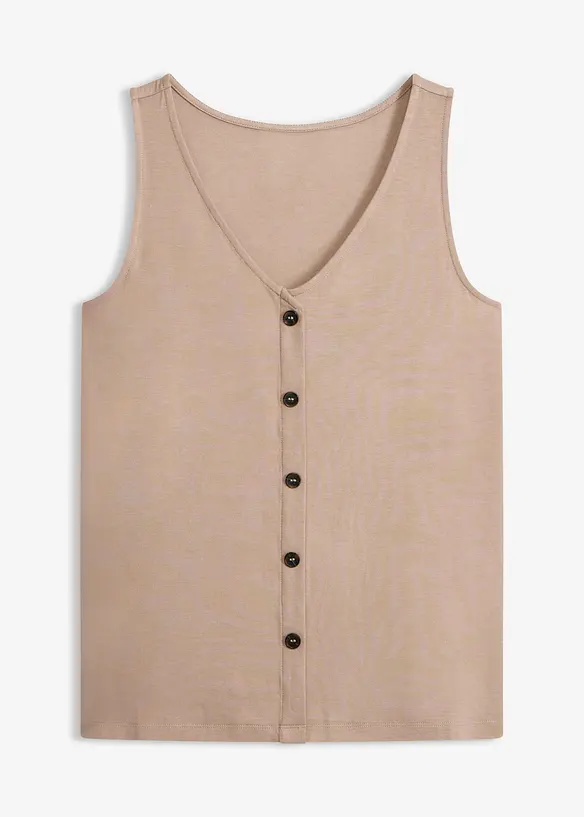 Top con bottoni, bonprix