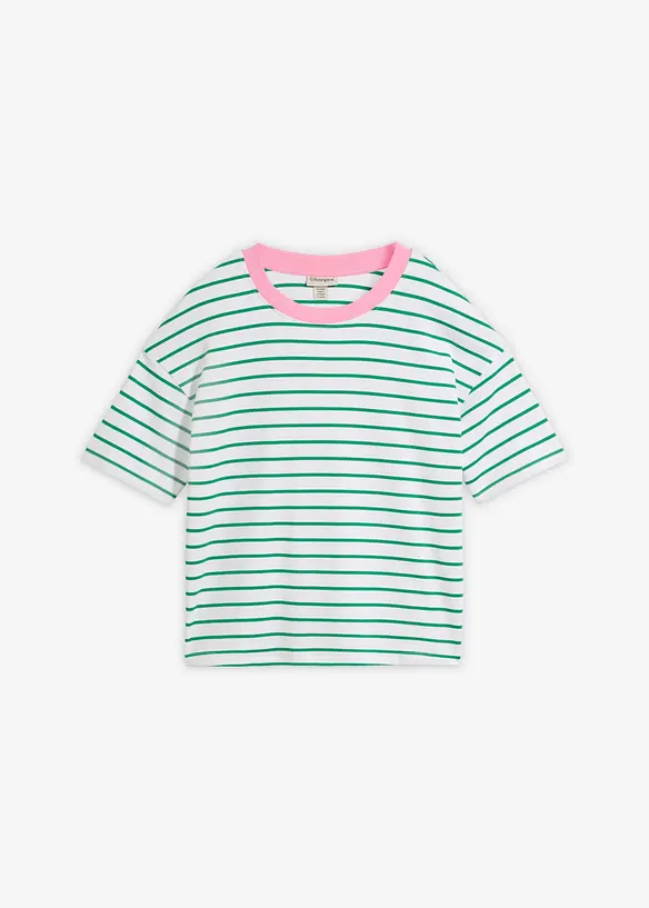 T-shirt oversize in puro cotone biologico, bonprix