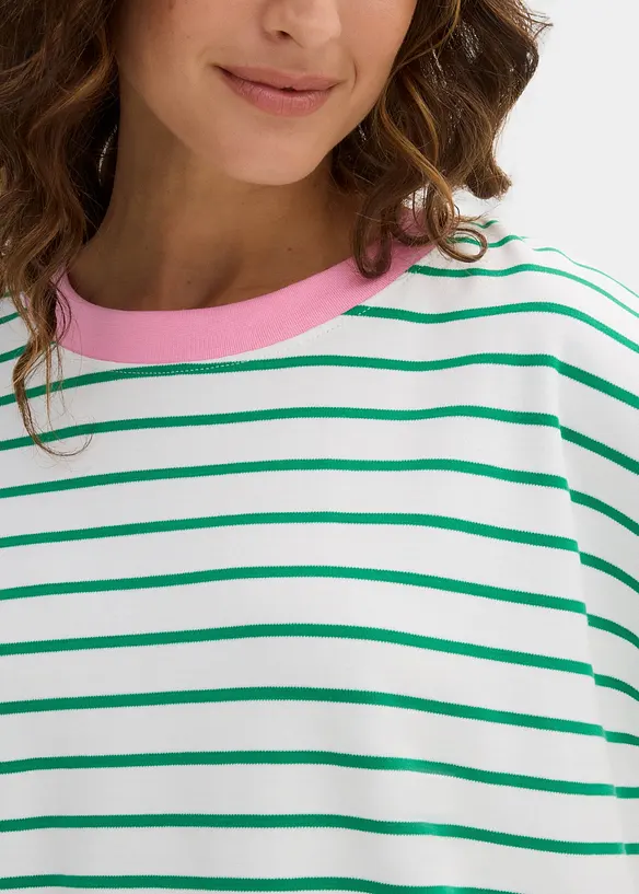 T-shirt oversize in puro cotone biologico, bonprix