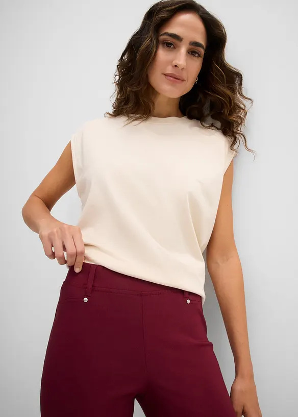 Pantaloni elasticizzati con elastico in vita, bonprix