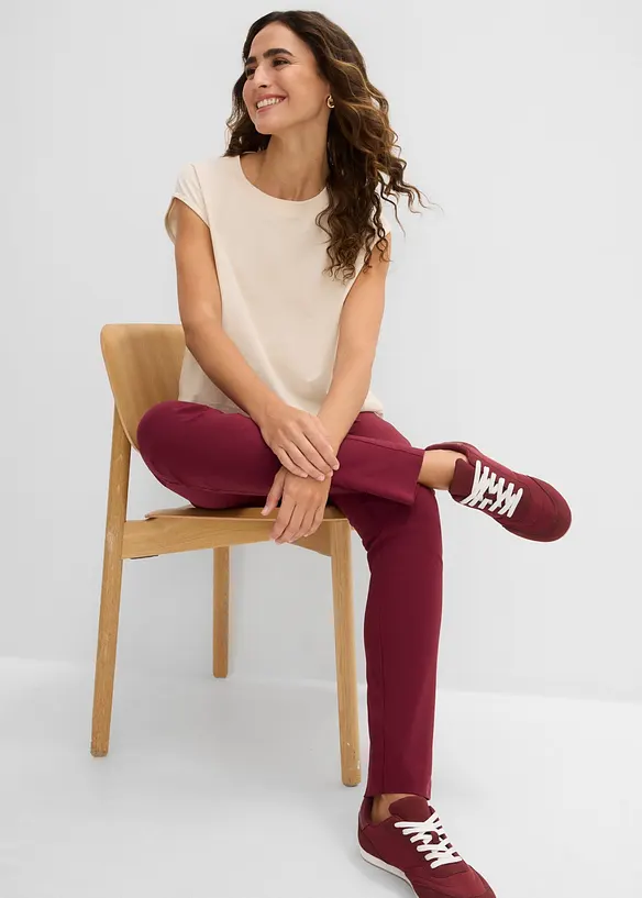 Pantaloni elasticizzati con elastico in vita, bonprix