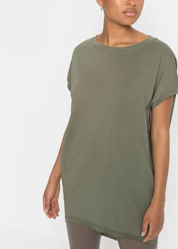 Maglia lunga in puro cotone, bonprix