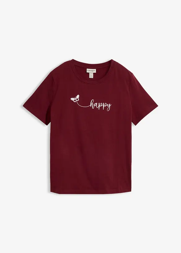 T-shirt in puro cotone, bonprix