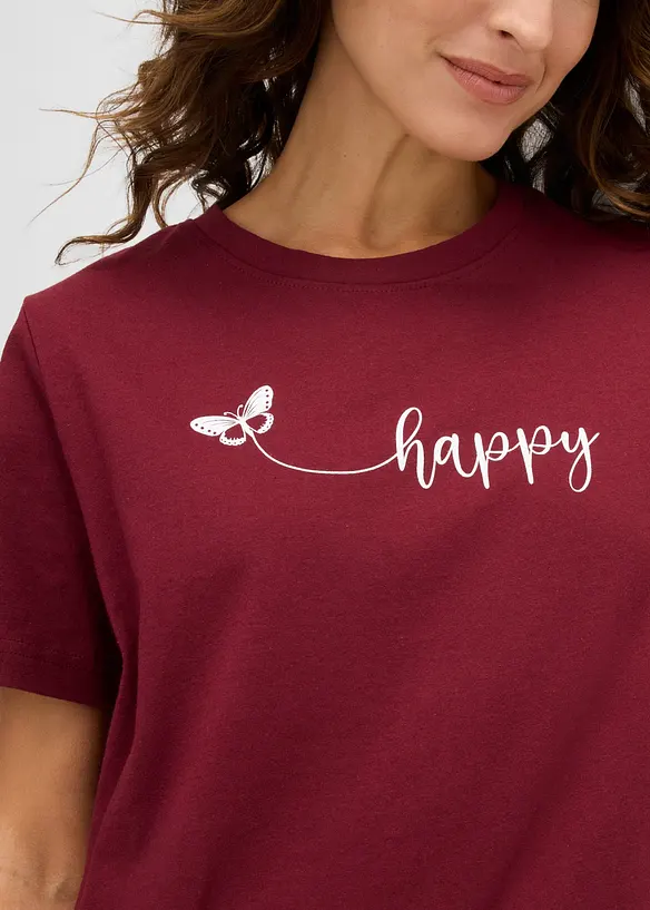T-shirt in puro cotone, bonprix