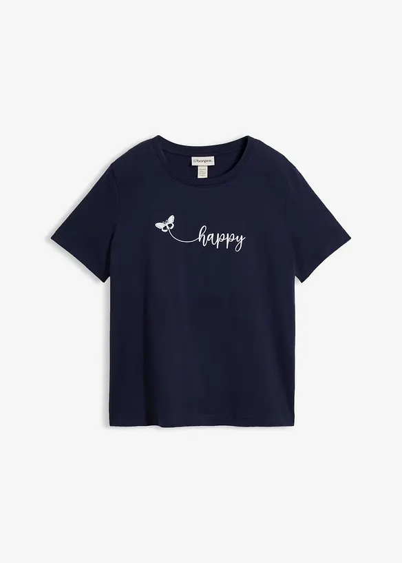 T-shirt in puro cotone, bonprix