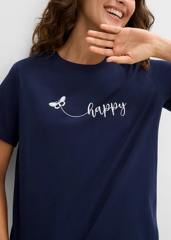 T-shirt in puro cotone, bonprix