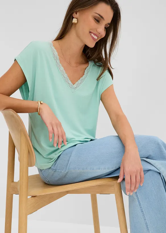 Maglia in morbida viscosa, bonprix