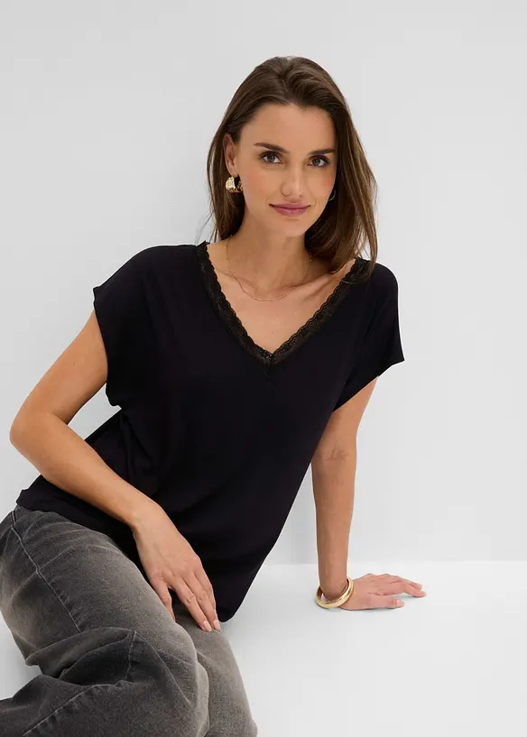 Maglia in morbida viscosa, bonprix