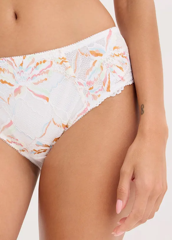 Slip alto con pizzo delicato, bonprix
