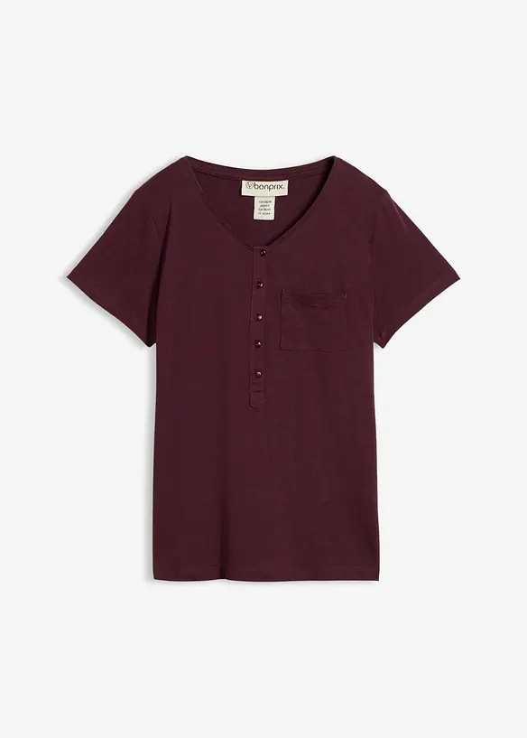 T-shirt in misto cotone e viscosa, bonprix