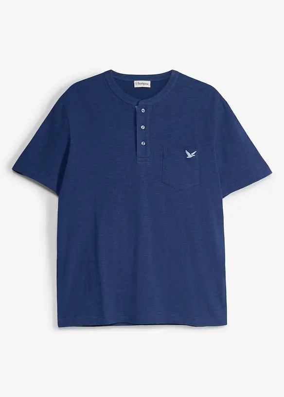 Maglia serafino in puro cotone biologico, bonprix