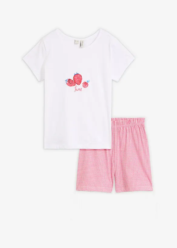 Pigiama estivo in puro cotone, bonprix