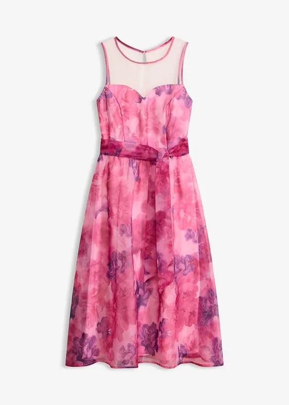 Abito midi in tulle delicato, bonprix