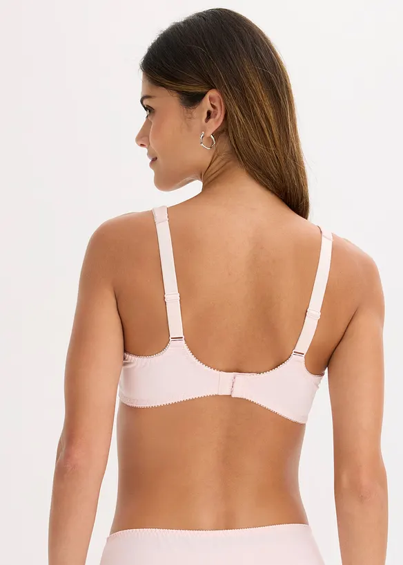Reggiseno t-shirt con ferretto ed effetto lucido (pacco da 2), bonprix