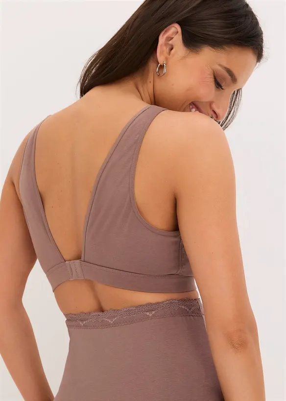 Reggiseno allattamento senza ferretto con cotone biologico, bonprix