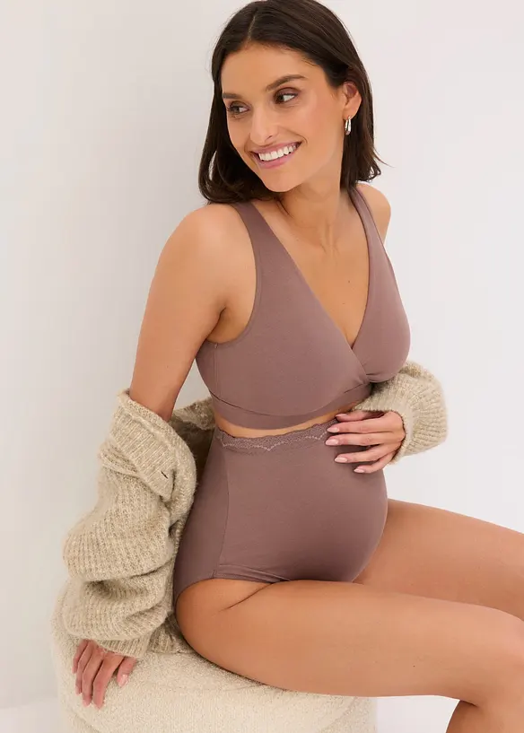 Reggiseno allattamento senza ferretto con cotone biologico, bonprix