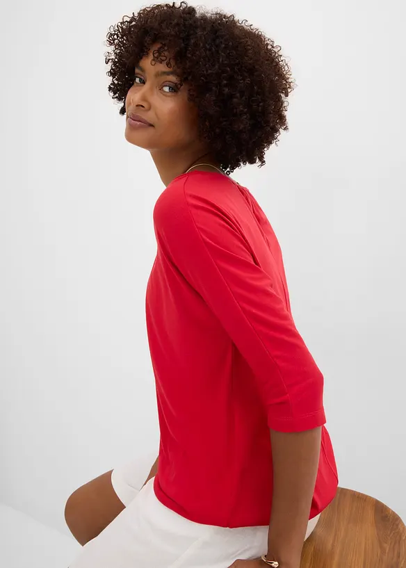 Maglia oversize in misto viscosa, bonprix