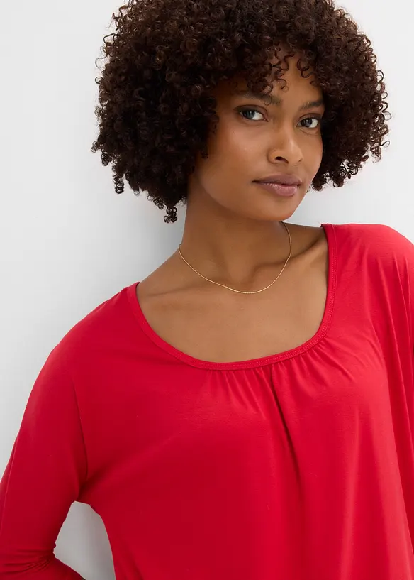 Maglia oversize in misto viscosa, bonprix