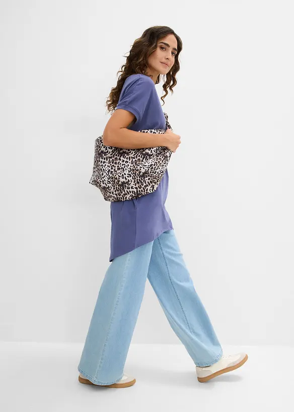 Maglia lunga in puro cotone, bonprix