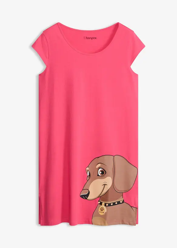 Camicia da notte corta in  puro cotone biologico, bonprix