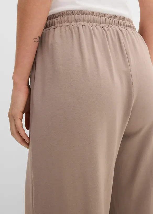 Pantaloni in jersey di viscosa fluente, bonprix
