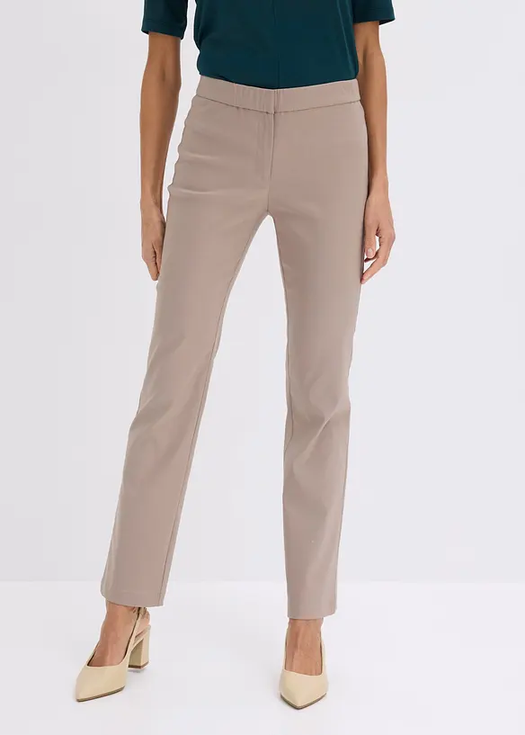 Pantaloni in bengalina elasticizzata, bonprix