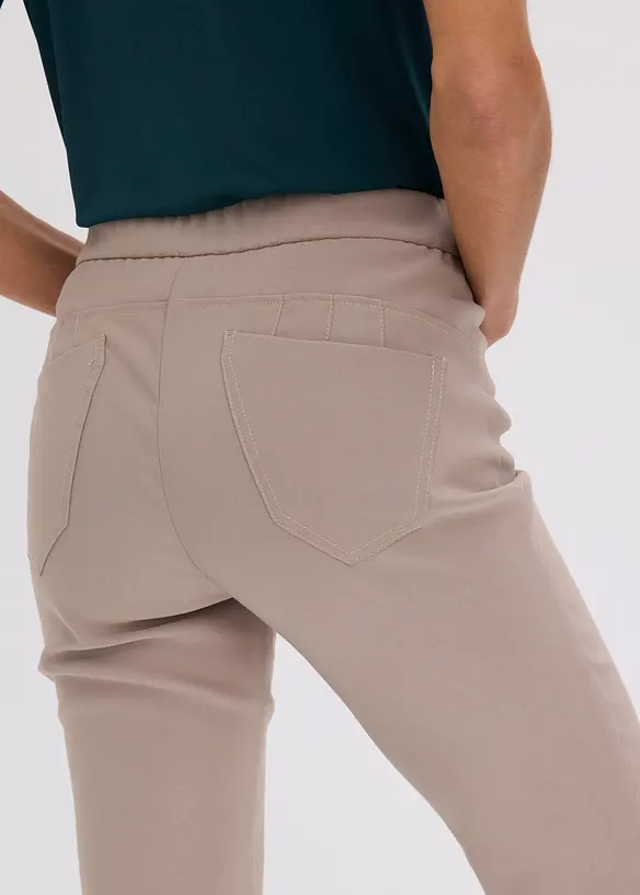 Pantaloni in bengalina elasticizzata, bonprix