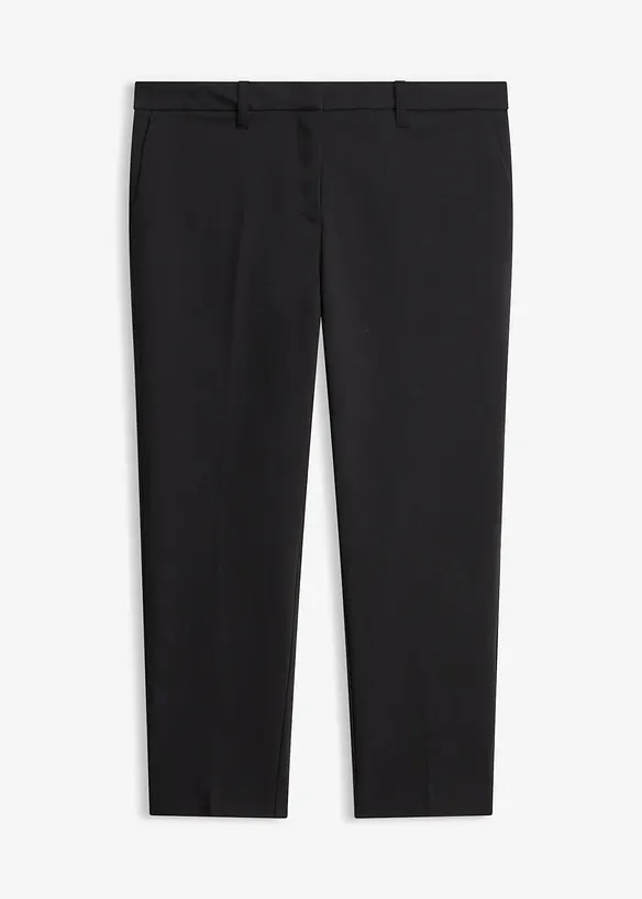 Pantaloni cropped in cotone elasticizzato, bonprix