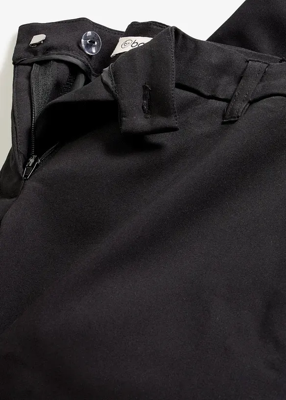 Pantaloni cropped in cotone elasticizzato, bonprix