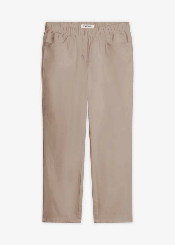 Pantaloni cropped elasticizzati, bonprix