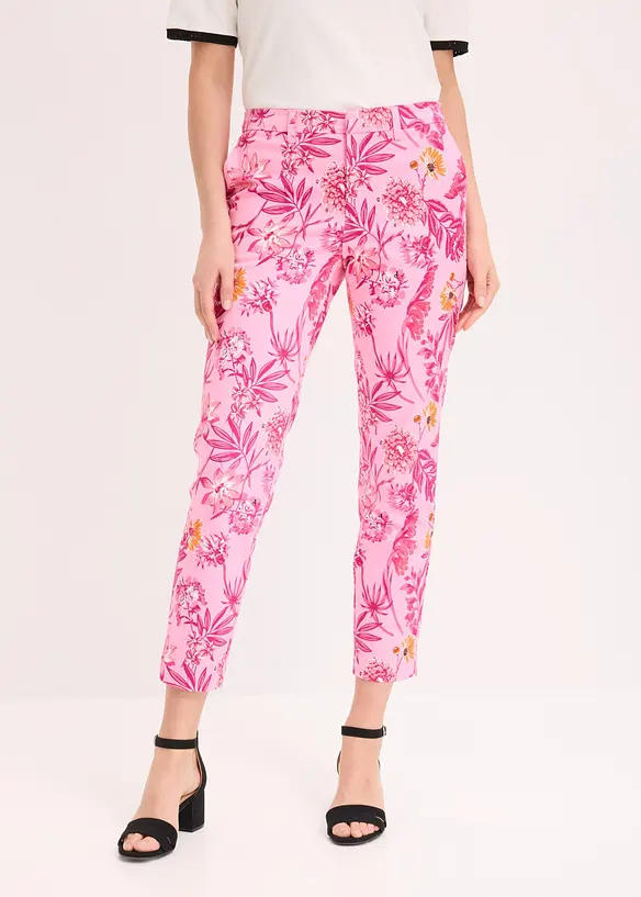 Pantaloni cropped elasticizzati, bonprix