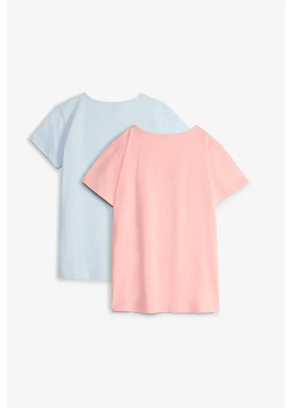 T-shirt in puro cotone biologico (pacco da 2), bonprix