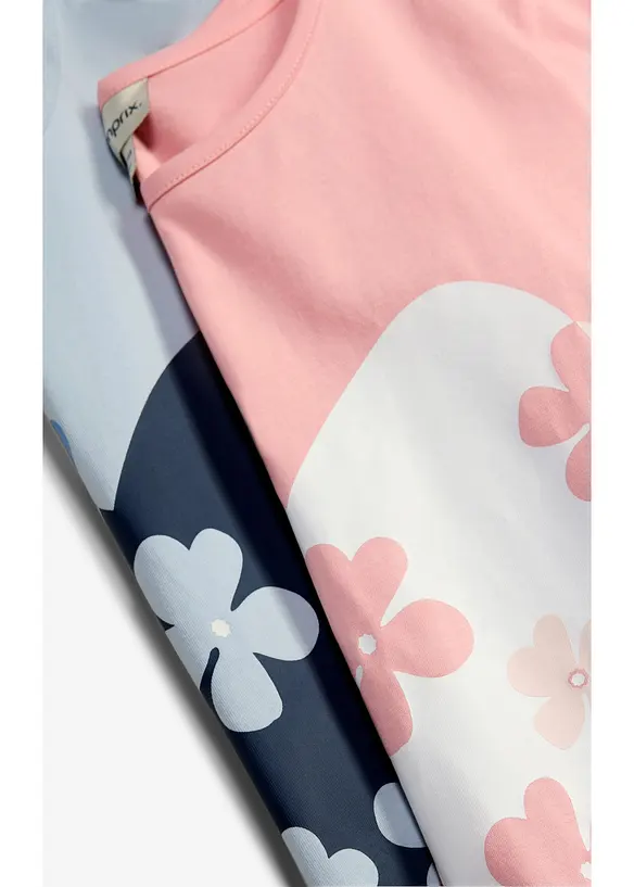 T-shirt in puro cotone biologico (pacco da 2), bonprix