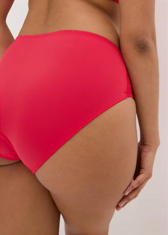 Slip alto con pizzo (pacco da 2), bonprix