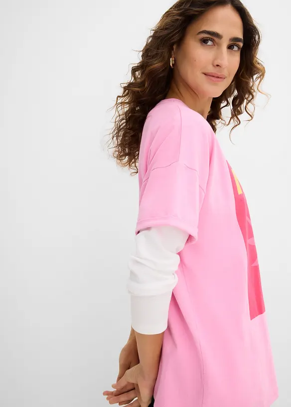 Maxi maglia in puro cotone biologico, bonprix