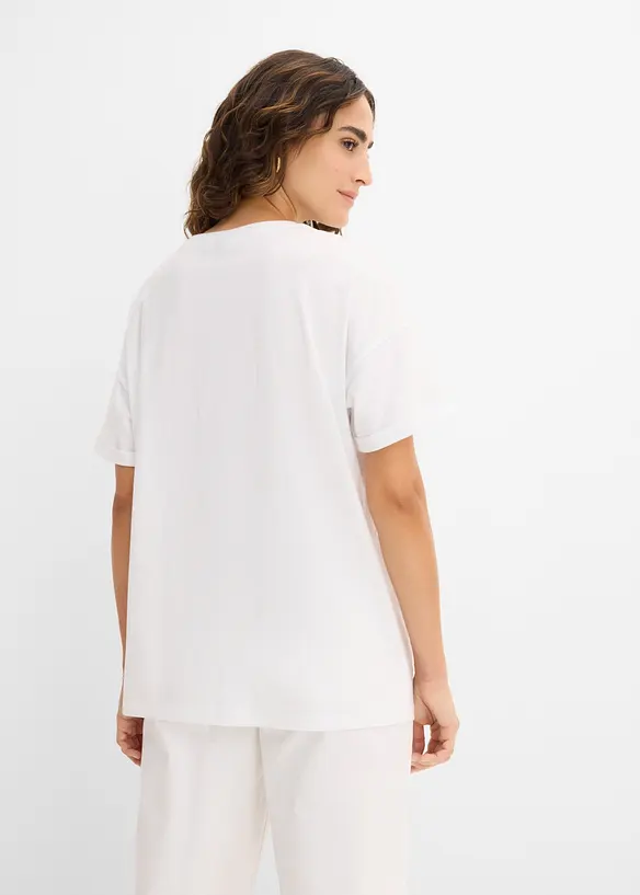 Maxi maglia in puro cotone biologico, bonprix