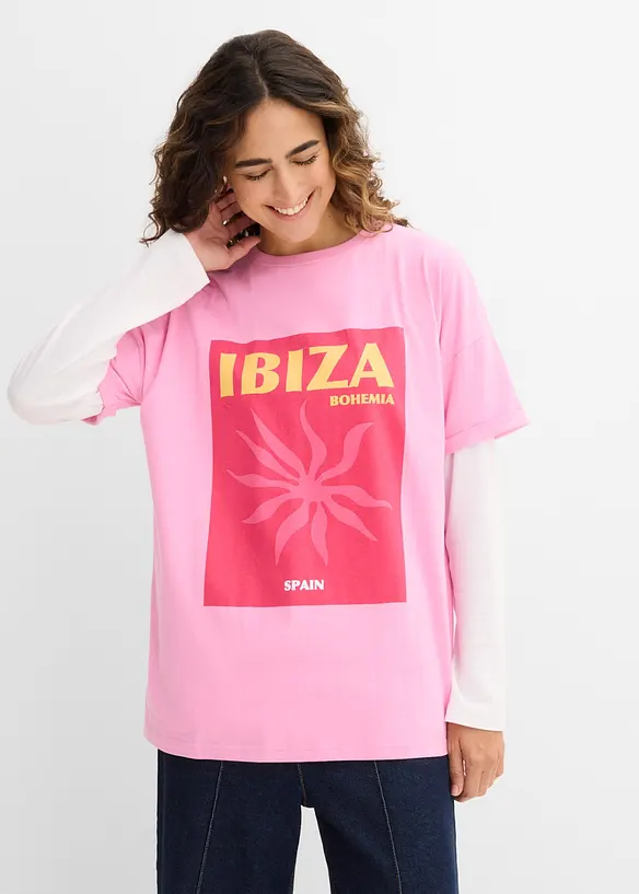 Maxi maglia in puro cotone biologico, bonprix