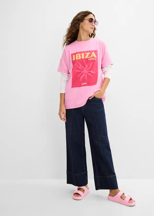 Maxi maglia in puro cotone biologico, bonprix