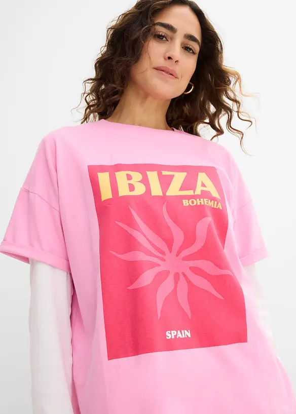 Maxi maglia in puro cotone biologico, bonprix