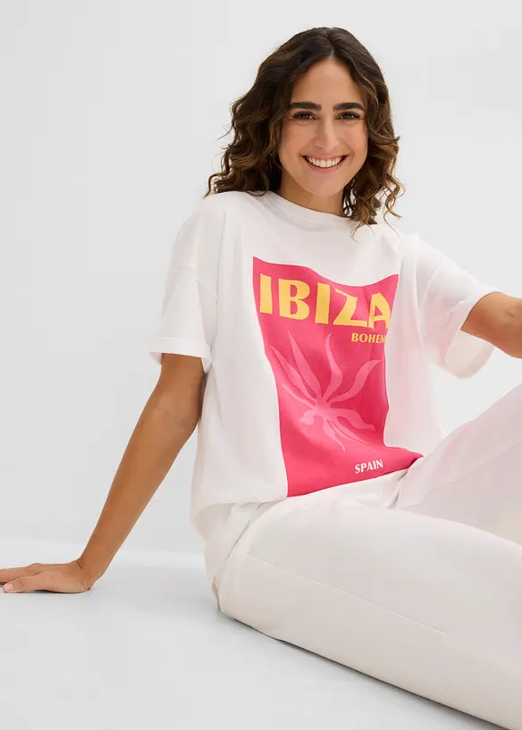 Maxi maglia in puro cotone biologico, bonprix