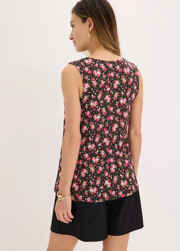 Top in jersey di misto viscosa, bonprix