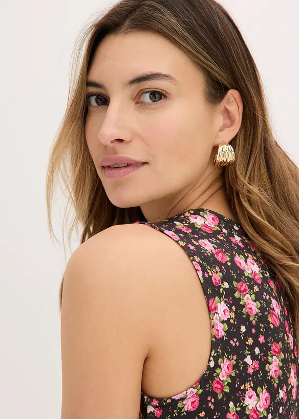 Top in jersey di misto viscosa, bonprix