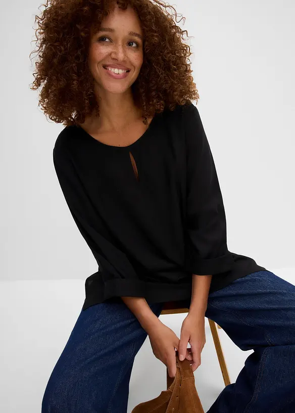 Blusa in pura viscosa, bonprix