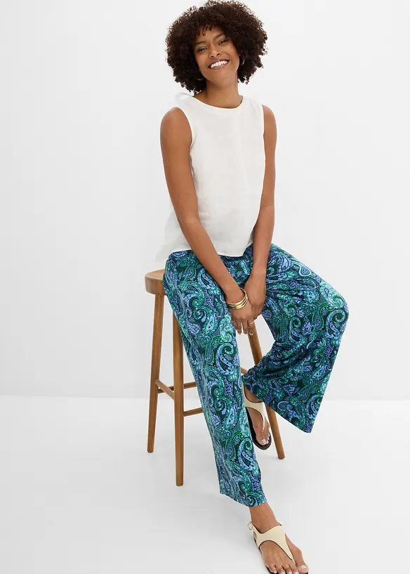 Pantaloni in jersey di viscosa fluida, bonprix