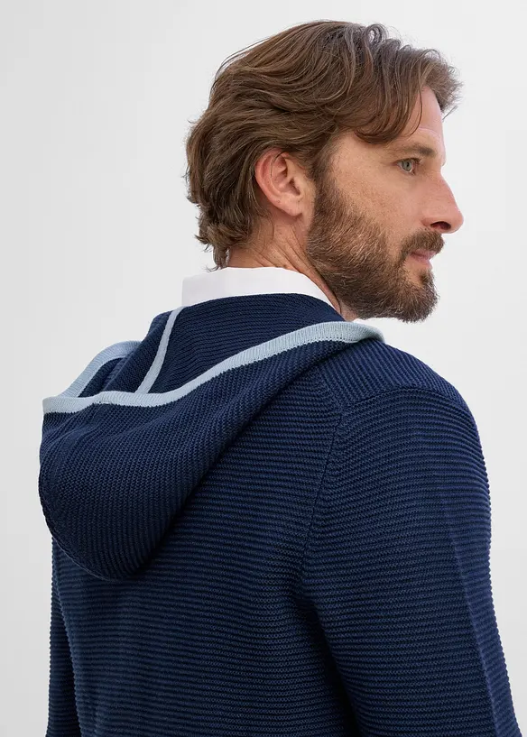 Cardigan bavarese in misto cotone morbido, bonprix