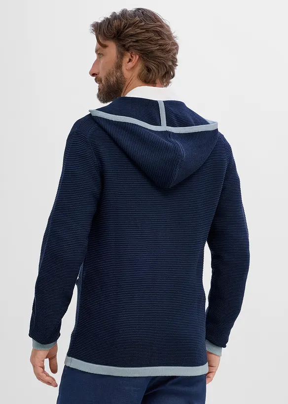 Cardigan bavarese in misto cotone morbido, bonprix