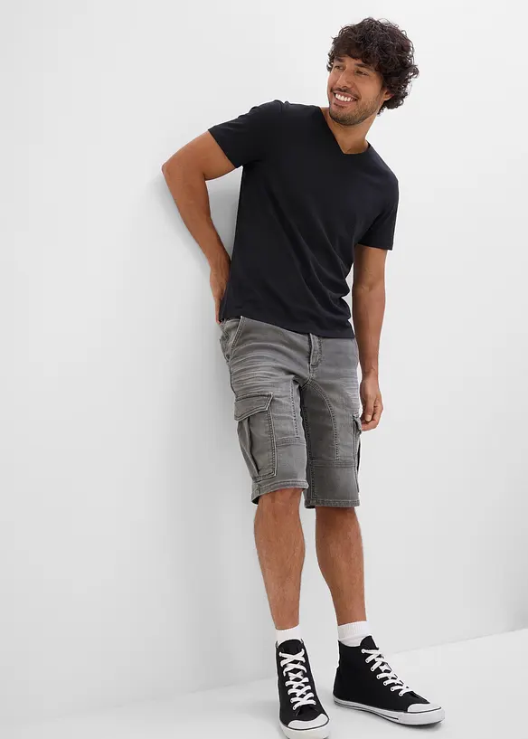 T-shirt con scollo a V (pacco da 3), bonprix