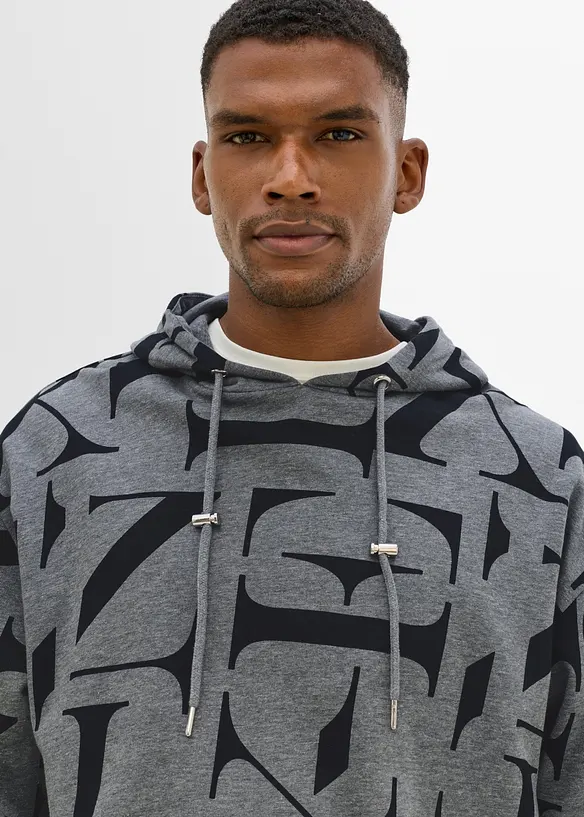 Felpa con cappuccio, loose fit, bonprix